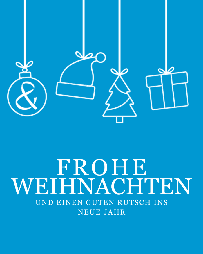 Ein Bild mit Weihnachtsgrüßen 