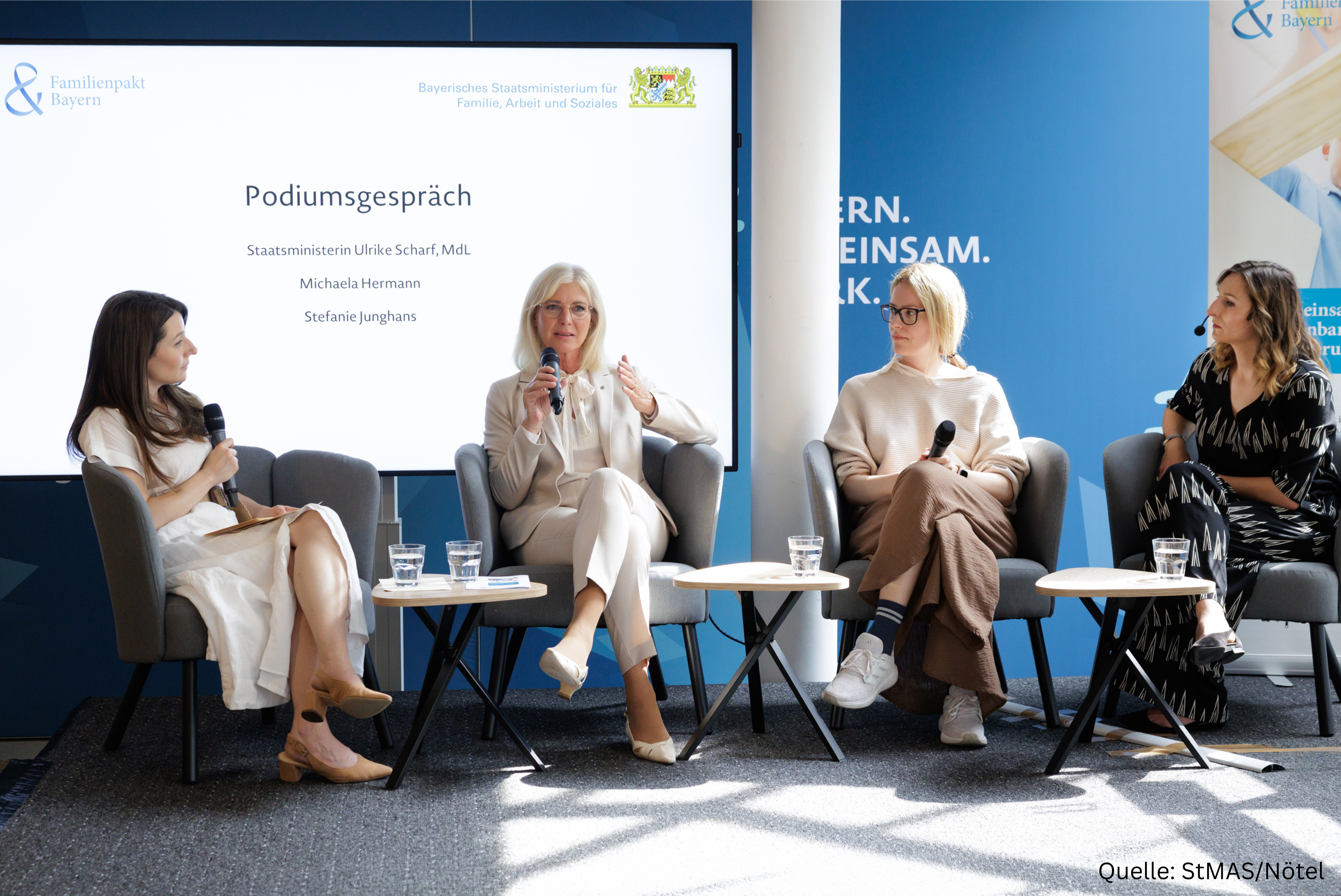 Diskussionsrunde mit Ministerin Ulrike Scharf