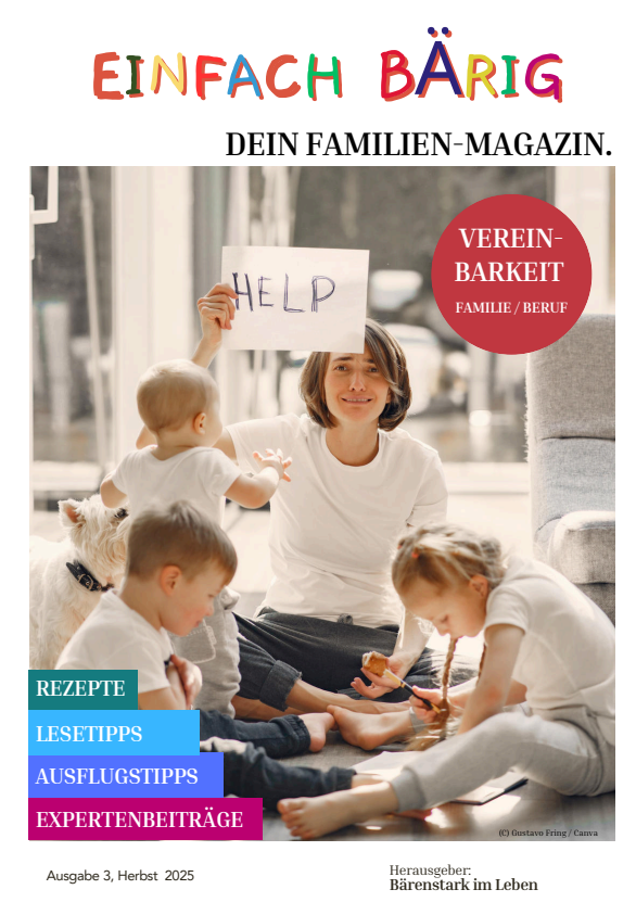 Ein Bild vom Cover des Einfach Bärig Magazins
