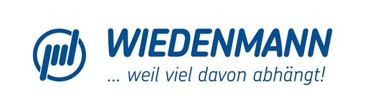 Wiedenmann Logo RGB horizontal Claim blau