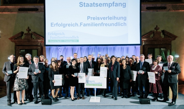 Bayerns familienfreundlichste Unternehmen ausgezeichnet
