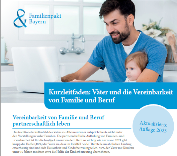 Aktualisierte Publikation: Kurzleitfaden &quot;Väter und die Vereinbarkeit von Beruf und Familie&quot;